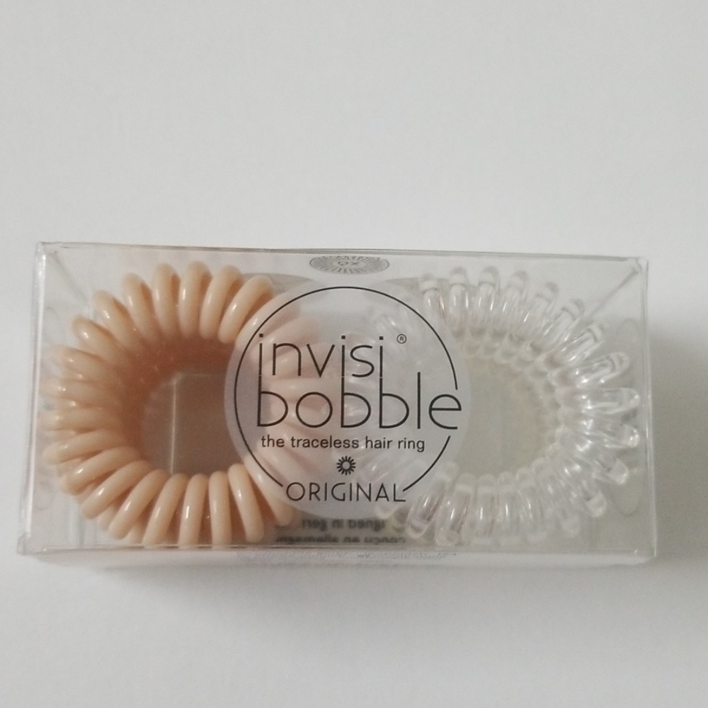 6 pk Original invisi bobble traceless hair ring!